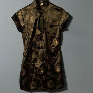 Fredericks of Hollywood Asian inspired mini dress